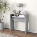 Maisonchic - Table console Table d'entrée Bout de Canapé Gris béton 78x30x80 cm Aggloméré 51235