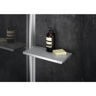 Select + Shelf Regal zur Montage an Wandprofil, ohne Bohren, Silber matt (SL2101087) - Hüppe