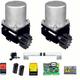 Dieffematic - Kit 2 Motori Automazione Cancello Scorrevole 230v 300kg Per Doppia Due Anta Dfm