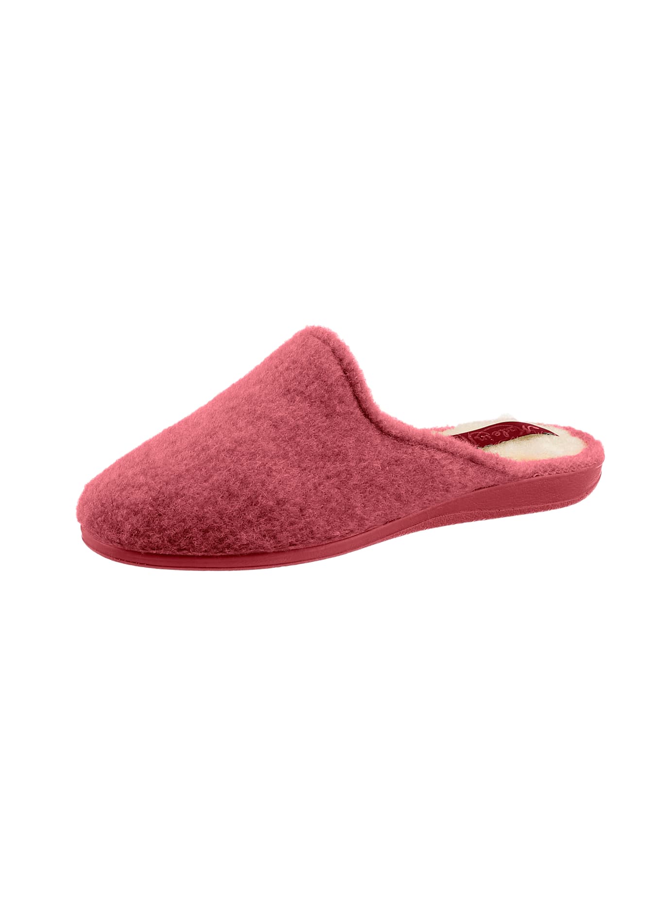 Pantoffel CLASSIC, Damen, Gr. 41, rosa (altrosa), Textil, Schuhe Hausschuh Pantoffeln