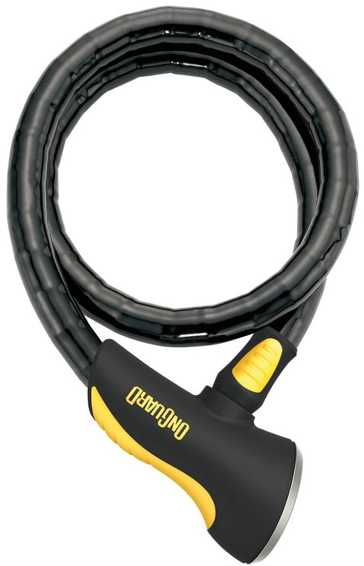 Panzerkabelschloss ONGUARD "OnGuard Panzerkablschloss Rottweiler 8026", schwarz, SicherheitsschlösserL:100cm Ø:20mm, Kunststoff, L:100cm Ø:20mm