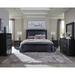 CDecor Home Furnishings Bryson Midnight Star 3-Piece Bedroom Set w/ Dresser & Mirror Upholstered in Brown | 62.75 H x 78.5 W x 85 D in | Wayfair