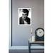 Clint Eastwood: Handsome Star in the Studio - Unframed Photograph on Paper Metal in Black/Gray/White Globe Photos Entertainment & Media | Wayfair