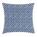 Ambesonne Sketchy Inner Shape Square Pillow Cover Polyester | 24 H x 24 W x 24 D in | Wayfair min_35078_24x24