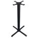 JI Bases Cast Iron 30 x 30-inch 4-prong Bar Height Table Base; 4-inch Column; 13-inch Top Plate