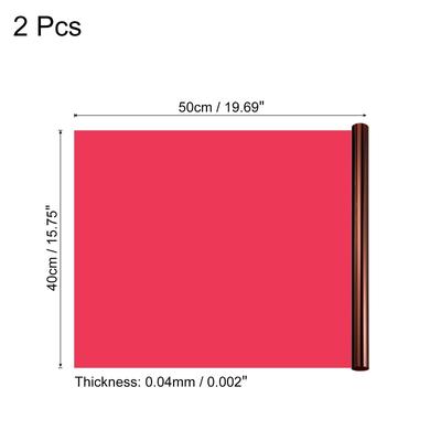 Gel Color Filter Paper Polyester Film 40x50cm, 2pcs