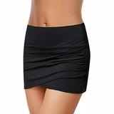 Mrat Skirt Flowy Skirt Ladies Bikini Bottom Swim Skirt Short Hulip Hem Swimwear Beach Skrit Tennis Skirts For Female