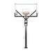NBA 72 In-Ground Adjustable Basketball Hoop with Tempered Glass Padded Pole Ball Return - INFLEX KIT 2/2
