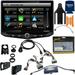 Stinger Jeep Wrangler JK (2011-2018) Stereo Replacement System: 10-Inch Touchscreen Radio; Includes Dash Kit & Interface With Jeep Back Up Camera And Igo Navigation SD Card