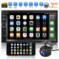 7 inch 1080P HD MP5 Digital Display Touch Screen Double 2 DIN Car Stereo Radio Bluetooth 4.2/ MP5 Player/ Backup With Camera