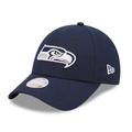 Women's New Era College Navy Seattle Seahawks Simple 9FORTY Adjustable Hat