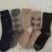 Polo By Ralph Lauren Underwear & Socks | 5 Pair Polo Ralph Lauren Socks | Color: Blue/Tan | Size: 8-10