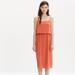 Madewell Dresses | Madewell Silk Dress | Color: Orange | Size: 12