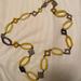 Anthropologie Jewelry | Anthro Statement Necklace | Color: Gold/Gray | Size: Os