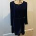 J. Crew Dresses | Jcrew Velvet Dress, Navy, Size 12, Nwt | Color: Blue | Size: 12