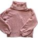 Jessica Simpson Sweaters | Jessica Simpson Super Soft Dusty Pink Fleece Turtleneck Sweater | Color: Pink | Size: M