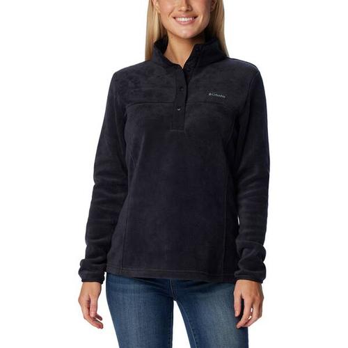 COLUMBIA-Damen-Fleece-Benton Springs™ 1/2 Snap Pullover, Größe XXL in Schwarz