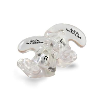 WildEar EarzON Custom Silicone Everyday Filter Ear Plugs Clear CHPD-S-CLR-LITE