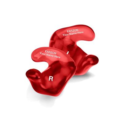 WildEar EarzON Custom Acrylic Ear Plugs Red CHPD-A-RED