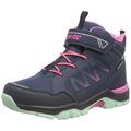 Hi-Tec O010383-052-HI-TEC Rush WP JRG-NAVY/FUSCHIA/MINT-J11 Hiking Boot, Navy/Fuschia/Mint, 11 UK