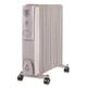 Marco Paul 3000w 13 Fin White Oil Filled Heater Radiator with 3 Heat Settings Portable Energy Efficient Electric Heater Small Compact Floor Standing Room Heater Adjustable Heat Control Home or Office