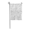 SIDONKU Distressed Overlay of Cracked Concrete Stone Asphalt Grunge Abstract Halftone Garden Flag Decorative Flag House Banner 28x40 inch