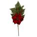 Nearly Natural 31in. Poinsettia Berries and Pine Artificial Flower Bundle (Set of 3)