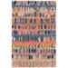 Blue/Gray 144 x 108 x 0.5 in Area Rug - Dash and Albert Rugs Paint Chip Abstract Hand Hooked Area Rug in Pink/Blue/Gray | Wayfair DA1832-912