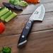 Ergo Chef Pro Series 2.0 11Pc Knife Set w/ Acacia Wood Block Carbon Steel in Black/Brown/Gray | 9 H x 12 D in | Wayfair 1011.2