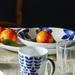 Noritake Sandefjord Set Of 4 Pasta Bowls, 9-1/2", 35 Oz. Porcelain China/Ceramic in Blue/White | 1.75 H x 9.5 W x 9.5 D in | Wayfair 4398-560D