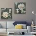 Rosdorf Park Midnight Garden I, II Canvas in Green/White | 20 H x 20 W x 1.5 D in | Wayfair 0B275FC2FD1D49B2ABF03A9BE2B3A46A