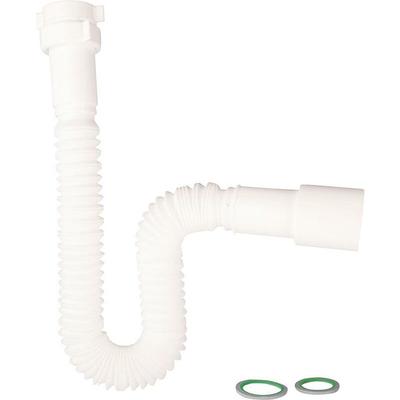 Sanitop-Wingenroth Siphon Flexibles Anschlussrohr Spüle Röhrensiphon Geruchsverschluss Typ 1 1/2 ''