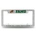 Rico Industries Florida A&M Rattlers College 12 x 6 Chrome All Over Automotive Bling License Plate Frame Design for Car/Truck/SUV