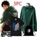 Attack on Titan Cloak - Anime Cosplay Costume Cape Green