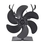 Heat Powered Fireplace Wood Burner Fan Non Electric Heat Distribution Eco Friendly Fan Logs Fan for Wood/log Burner