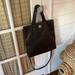 Kate Spade Bags | Kate Spade Dark Brown Leather Tote/Crossbody | Color: Brown | Size: 15” L By 14”W Tote, 7” L By 14”W Crossbody