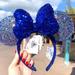 Disney Other | Blue 2020 Disney Parks Minnie Ears | Color: Blue | Size: Os