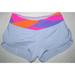 Lululemon Athletica Shorts | Lululemon Groovy Cool Breeze Neon Pink Athletic Running Run Shorts Womens Size 4 | Color: Blue/Pink | Size: 4