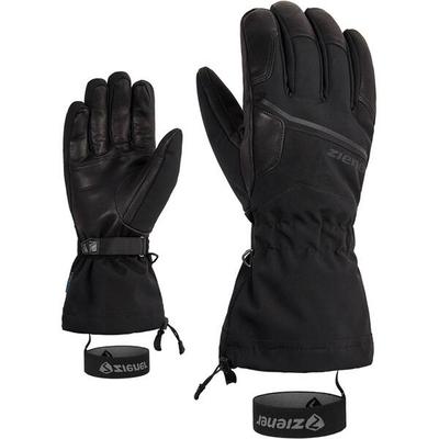 ZIENER Herren Handschuhe GARNI AS(R) AW glove ski alpine, Größe 10,5 in Schwarz