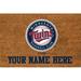 Minnesota Twins 23'' x 35'' Personalized Door Mat