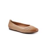 Women's Safi Ballerina Flat by SoftWalk in Mocha (Size 5 M)