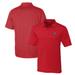 Men's Cutter & Buck Red NC State Wolfpack Forge Pencil Stripe Stretch Polo