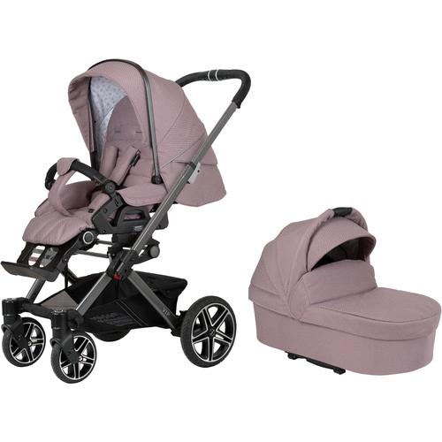 "Kombi-Kinderwagen HARTAN ""Vip GTS - Casual Collection"" rosa (lovely teddy) Baby Kinderwagen Kombikinderwagen mit Falttasche; Made in Germany"