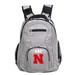 MOJO Gray Nebraska Huskers Personalized Premium Laptop Backpack