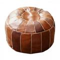 2xBoho Moroccan Pouf Cover Footstool Storage Ottoman Room Decor Living Room Round