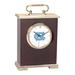 North Carolina Tar Heels Gold Logo Carriage Clock