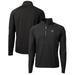 Men's Cutter & Buck Black Louisville Cardinals Adapt Eco Knit Hybrid Recycled Full-Zip Logo Jacket