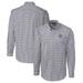 Men's Cutter & Buck Charcoal Penn State Nittany Lions Easy Care Stretch Gingham Long Sleeve Button-Down Shirt