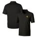 Men's Cutter & Buck Black Missouri Tigers Forge Pencil Stripe Stretch Polo