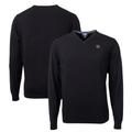 Men's Cutter & Buck Black Cincinnati Bearcats Lakemont Tri-Blend V-Neck Pullover Sweater